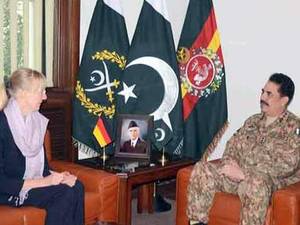 آرمی چیف جنرل راحیل شریف سے جرمن سفیر کی ملاقات